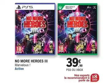 No more heroes iii marvelous!