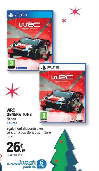 E.Leclerc Wrc générations nacon offre