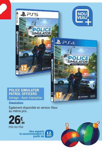 E.Leclerc Police simulator patrol officers offre