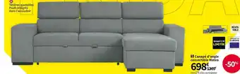 Conforama Canape d'angle convertible mateo offre