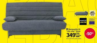 Conforama Banquette-lit "clic-clac" dixie offre