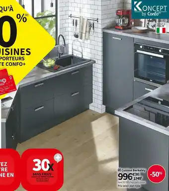 Conforama Cuisine berkeley offre