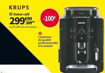 Conforama Krups robot café yy3957fd offre