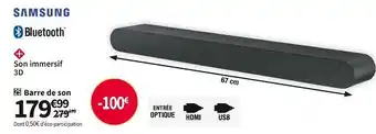 Conforama Samsung barre de son hw-s50b offre