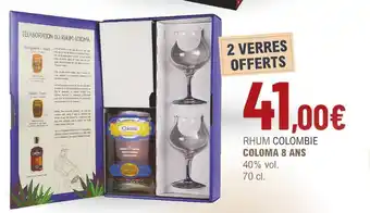 La Vignery Coloma rhum colombie 8 ans offre