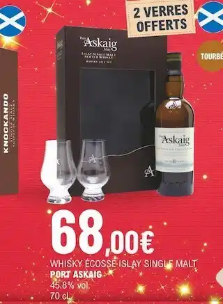 La Vignery Port askaig whisky écosse islay single malt offre