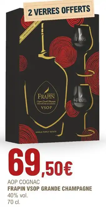 La Vignery Aop cognac frapin vsop grande champagne offre