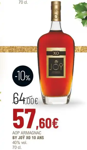 La Vignery Aop armagnac by joÿ xo 10 ans offre