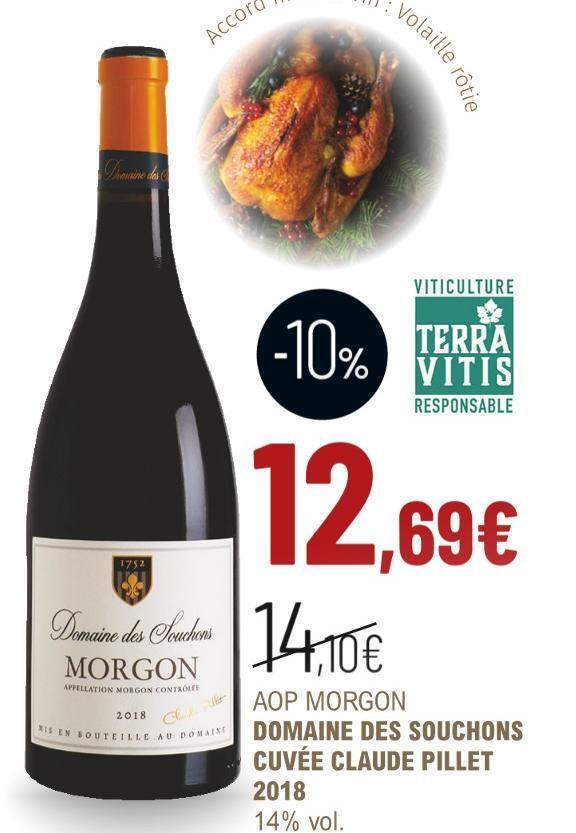 Promo Domaine des souchons aop chez La Vignery