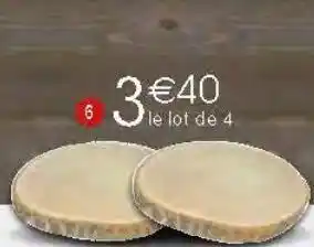 Migros Dessous de verre offre