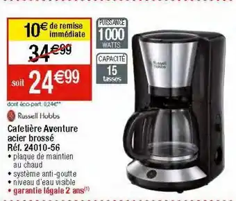 Migros Cafetière russell hobbs offre