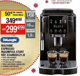 Migros Cafetière expresso delonghi offre