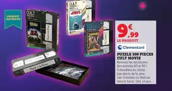 Hyper U Puzzle 500 Pieces Cult Movie offre