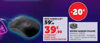 Souris Gaming Filaire
