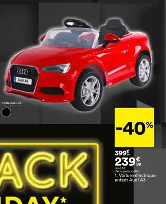 BUT Voiture Electrique Enfant Audi A3 offre