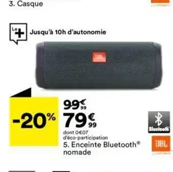 BUT Enceinte Bluetooth Nomade offre