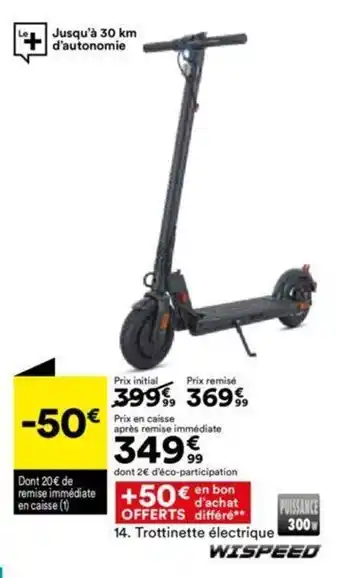 BUT Trotinette Electrique offre
