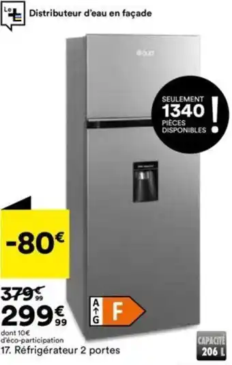 BUT Refrigerateur 2 Portes offre