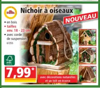 Norma Nichoir à oiseaux offre
