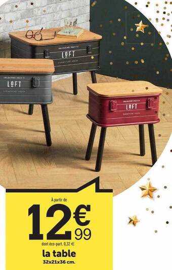 La table