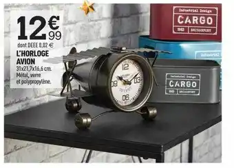 L'horloge avion