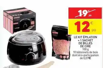 Stokomani Le kit épilation + 1 sachet de billes de cire offre