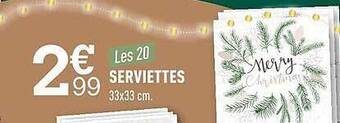 Centrakor Serviettes offre