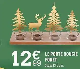 Centrakor Le porte bougie forêt offre