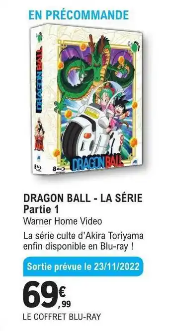 E.Leclerc Dragon ball - la série partie 1 offre