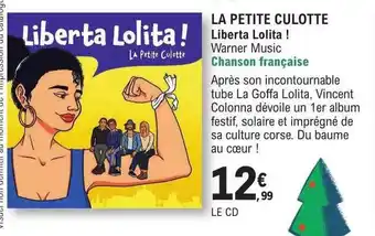 E.Leclerc La petite culotte - liberta lolita! offre