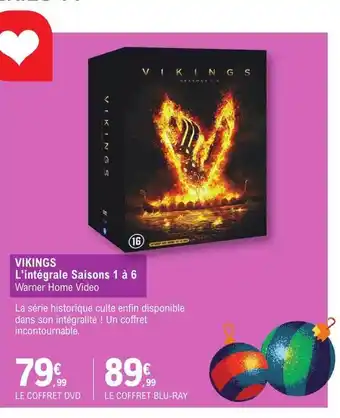 E.Leclerc Vikings l'intégrale saisons 1 à 6 offre