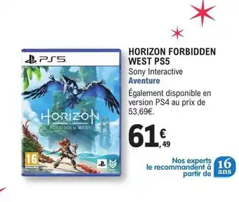 E.Leclerc Horizon forbidden west ps5 offre