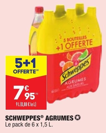 ALDI Schweppes agrumes offre