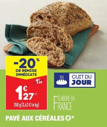 ALDI Pavé aux céréales offre