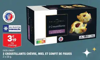 ALDI 2 croustillants chèvre, miel et confit de figues offre