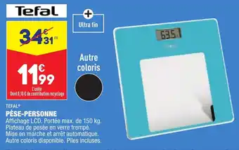 PĂšse-personne TEFAL