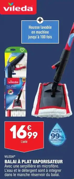 ALDI Balai à plat vaporisateur VILEDA offre