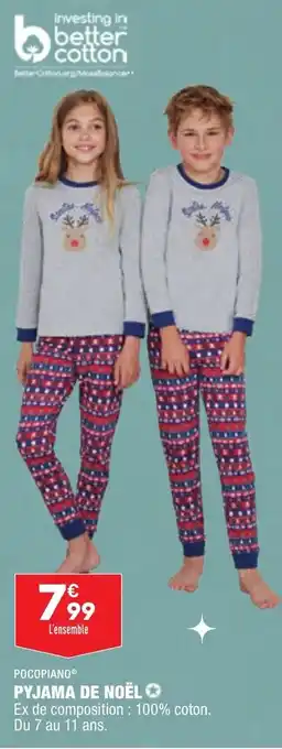 Pyjama de noël POCOPIANO