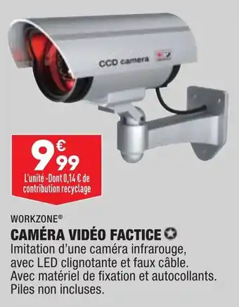 ALDI Caméra vidéo factice WORKZONE offre