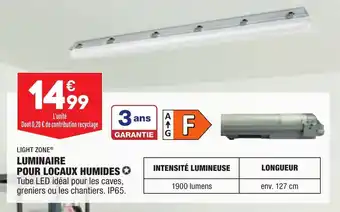 Luminaire pour locaux humides LIGHT ZONE