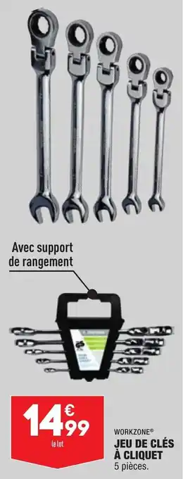 ALDI Jeu de clés à cliquet offre
