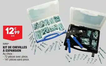 ALDI Kit de chevilles à expansion offre