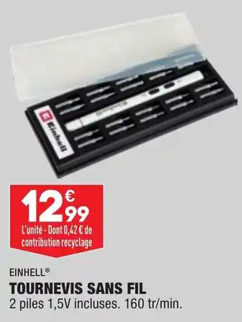 ALDI Tournevis sans fil EINHELL offre
