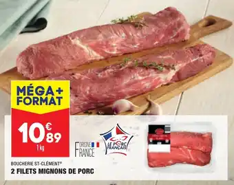 ALDI 2 filets mignons de porc BOUCHERIE ST-CLÉMENT offre