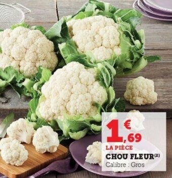 Super U Chou fleur offre