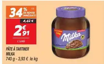 Netto Pâte à tartiner milka offre