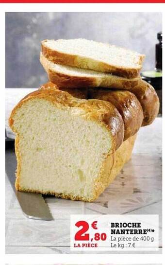 Hyper U Brioche nanterre offre