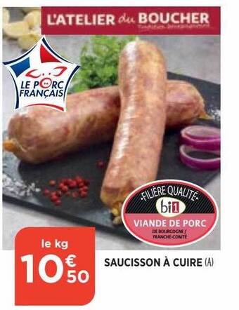 Bi1 Saucisson à cuire offre