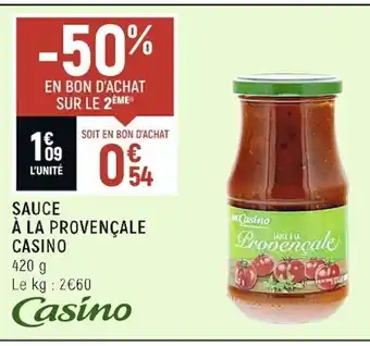 Spar Sauce à la provençale Casino offre