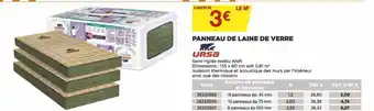 Bricomarché Panneau de Laine de Verre offre